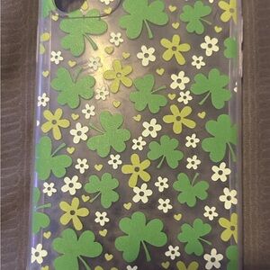 GreenWhite Floral with Shamrocks iPhone 11 Case and Halloween iPhone 11 Case